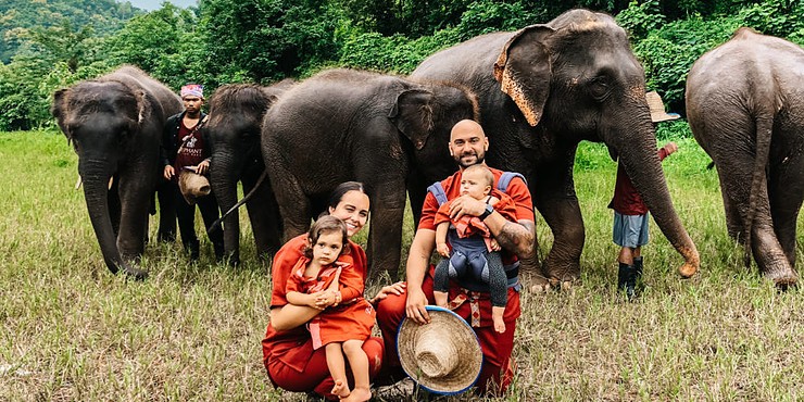 Best Day Ever at an Elephant Sanctuary with Kids, Chiang Mai Thailand |Parenthood4ever