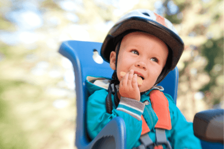 choose the front mounted bike seat for your baby
